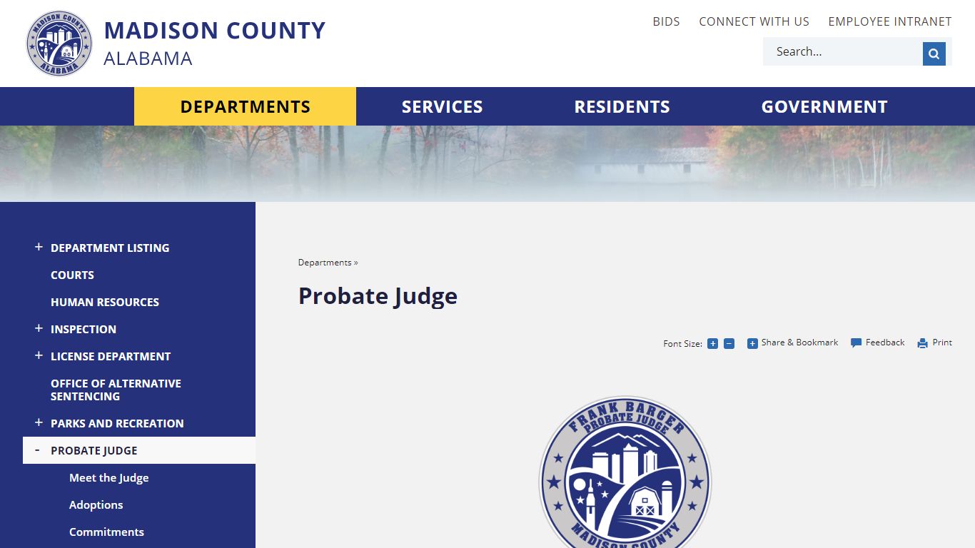 Probate Judge | Madison County, AL